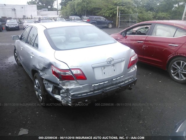 4T1BE46K08U203397 - 2008 TOYOTA CAMRY CE/LE/XLE/SE SILVER photo 6