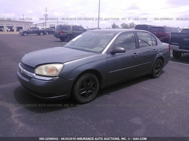 1G1ZT52884F120137 - 2004 CHEVROLET MALIBU LS 灰色 照片 2