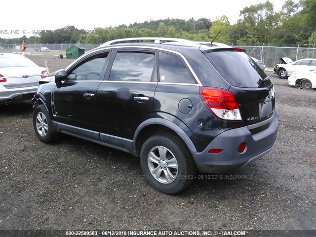 3GSCL33P68S728932 - 2008 SATURN VUE XE BLACK photo 3