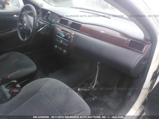 2G1WS581069329481 - 2006 CHEVROLET IMPALA POLICE WHITE photo 5