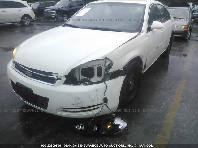 2G1WS581069329481 - 2006 CHEVROLET IMPALA POLICE WHITE photo 6