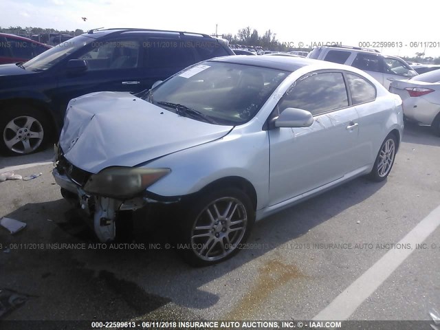 JTKDE177860107343 - 2006 TOYOTA SCION TC 浅蓝色 照片 2