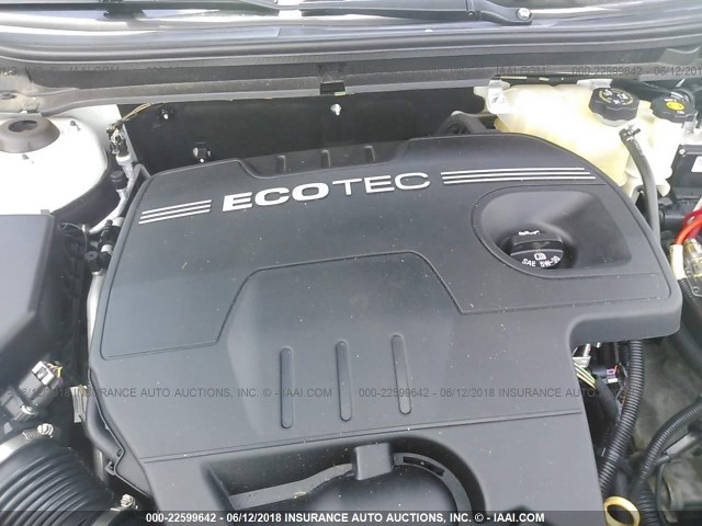 1G1ZA5E00AF105140 - 2010 CHEVROLET MALIBU LS WHITE photo 10