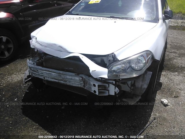 1G1ZA5E00AF105140 - 2010 CHEVROLET MALIBU LS WHITE photo 6