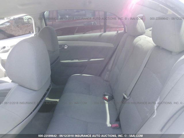 1G1ZA5E00AF105140 - 2010 CHEVROLET MALIBU LS WHITE photo 8