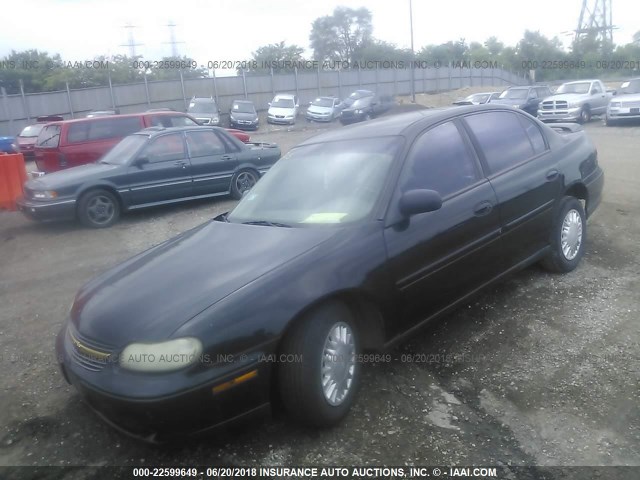 1G1NE52J22M535278 - 2002 CHEVROLET MALIBU LS BLACK photo 2