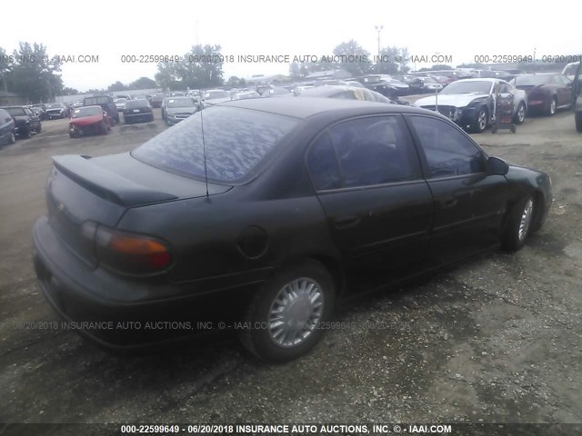 1G1NE52J22M535278 - 2002 CHEVROLET MALIBU LS BLACK photo 4