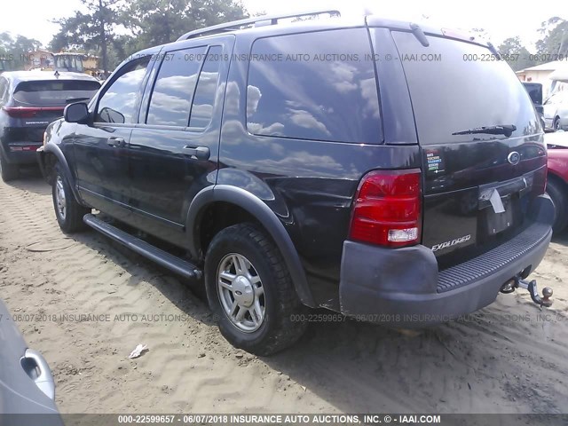 1FMZU62K83UC65061 - 2003 FORD EXPLORER XLS/XLS SPORT BLACK photo 3