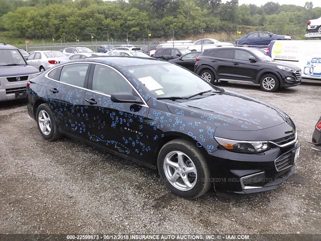 1G1ZC5ST6GF295608 - 2016 CHEVROLET MALIBU LS BLACK photo 1