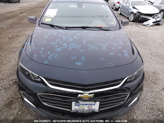 1G1ZC5ST6GF295608 - 2016 CHEVROLET MALIBU LS BLACK photo 6