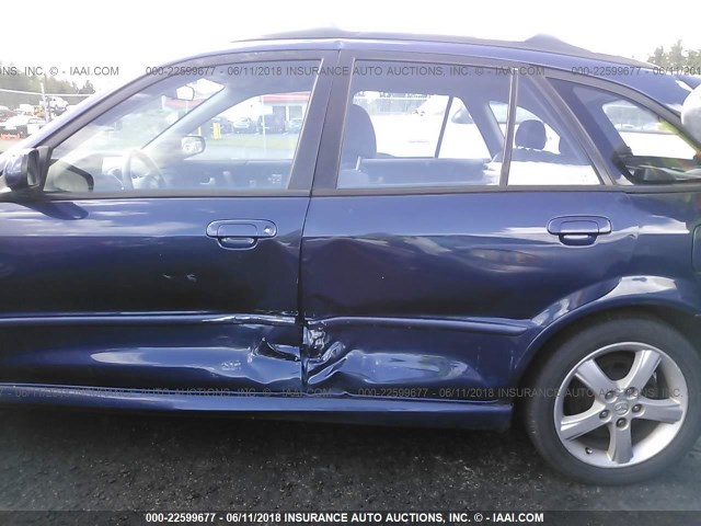 JM1BJ245531126330 - 2003 MAZDA PROTEGE PR5 蓝色 照片 6