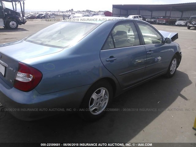 4T1BF32K52U540085 - 2002 TOYOTA CAMRY LE/XLE/SE Mavi foto 4