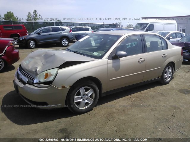 1G1ZT52854F185737 - 2004 CHEVROLET MALIBU LS 棕色 照片 2