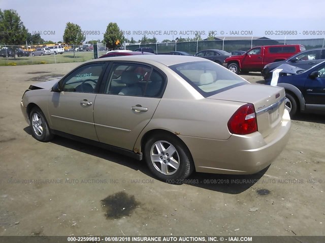 1G1ZT52854F185737 - 2004 CHEVROLET MALIBU LS 棕色 照片 3