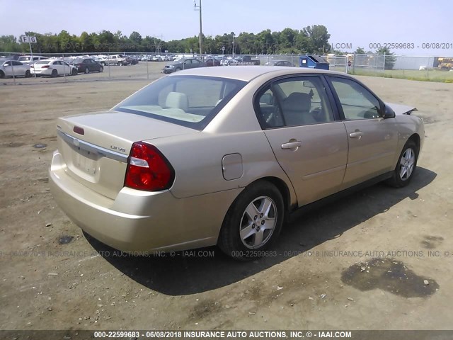 1G1ZT52854F185737 - 2004 CHEVROLET MALIBU LS 棕色 照片 4
