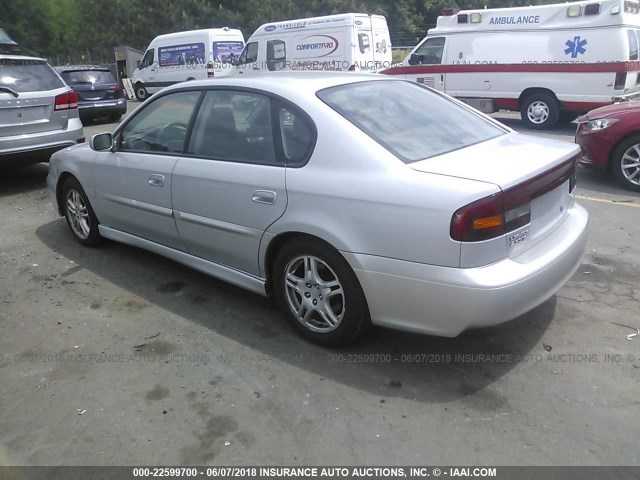 4S3BE646735202613 - 2003 SUBARU LEGACY GT SILVER photo 3