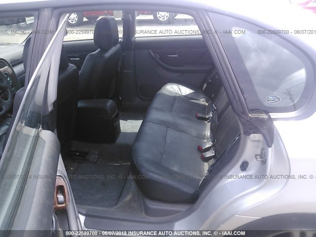 4S3BE646735202613 - 2003 SUBARU LEGACY GT SILVER photo 8