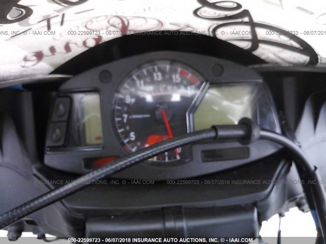 JH2PC40117M000265 - 2007 HONDA CBR600 RR BLACK photo 7