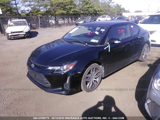 JTKJF5C75FJ006655 - 2015 TOYOTA SCION TC 黑色 照片 2