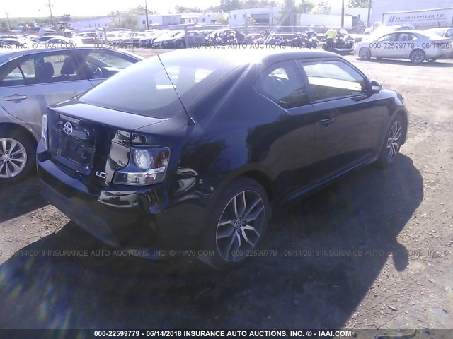 JTKJF5C75FJ006655 - 2015 TOYOTA SCION TC 黑色 照片 4