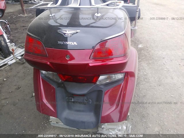 JH2SC68V9FK100329 - 2015 HONDA GL1800 MAROON photo 6