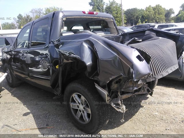 3GTRCVE06AG250389 - 2010 GMC SIERRA C1500 SLE GRAY photo 3