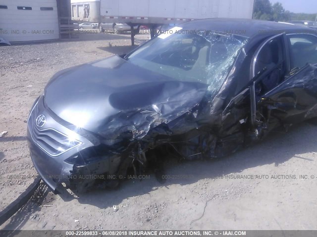 4T1BF3EK5BU725037 - 2011 TOYOTA CAMRY SE/LE/XLE GRAY photo 6