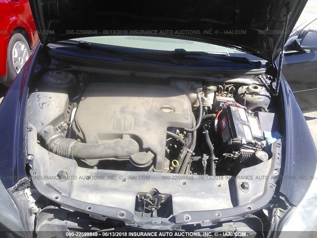 1G1ZC5EU4BF372859 - 2011 CHEVROLET MALIBU 1LT 灰色 照片 10