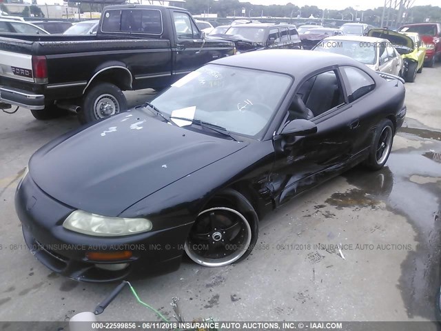 4B3AU52N2VE197035 - 1997 DODGE AVENGER ES BLACK photo 2