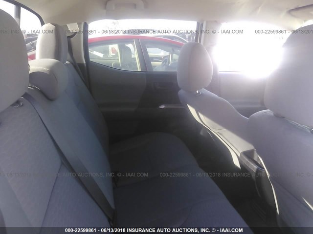 3TMAZ5CN2GM014388 - 2016 TOYOTA TACOMA DBL CAB/SR5/TRD SPORT/OR WHITE photo 8