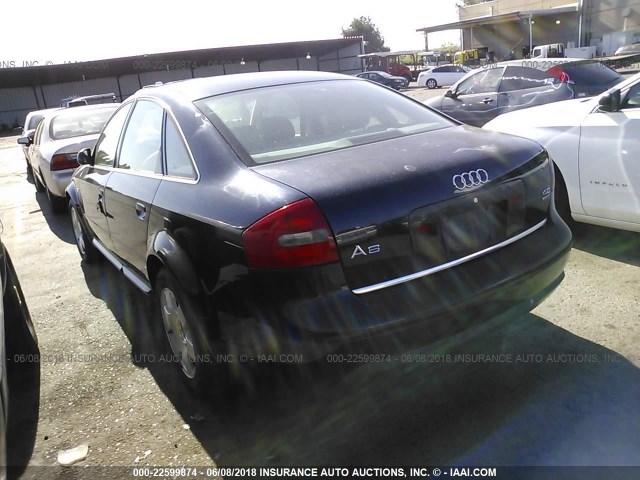 WAUZL64BXYN092985 - 2000 AUDI A6 4.2 QUATTRO BLUE photo 3