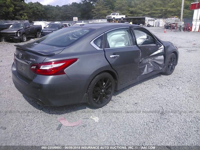 1N4BL3AP7HC282666 - 2017 NISSAN ALTIMA 3.5SL/3.5 SR GRAY photo 4