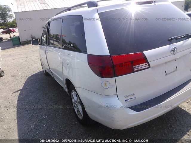 5TDBA22C25S042764 - 2005 TOYOTA SIENNA XLE/XLE LIMITED WHITE photo 3