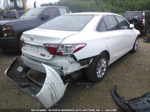 4T1BF1FK3FU936164 - 2015 TOYOTA CAMRY LE/XLE/SE/XSE 白色 照片 4