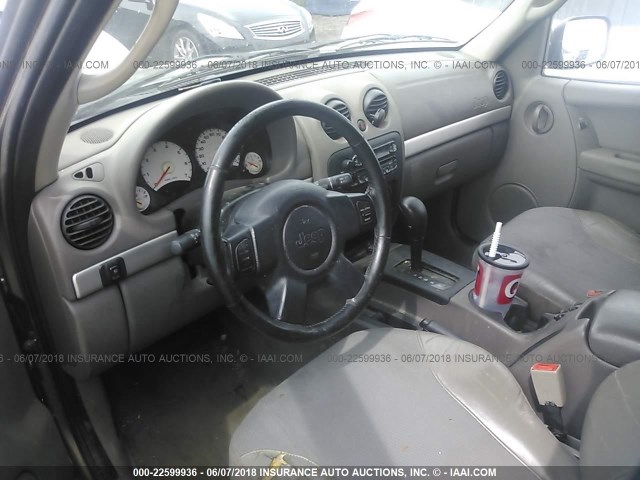 1J4GK38K93W622270 - 2003 JEEP LIBERTY RENEGADE GREEN photo 5