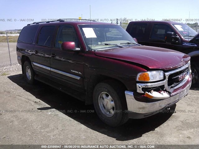 1GKFK16Z32J128833 - 2002 GMC YUKON XL K1500 BURGUNDY photo 1