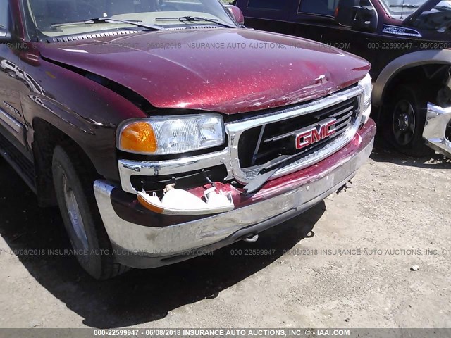 1GKFK16Z32J128833 - 2002 GMC YUKON XL K1500 BURGUNDY photo 6