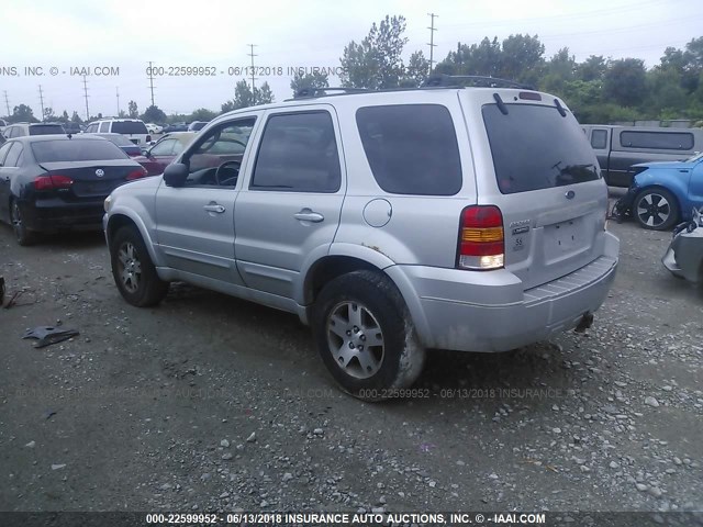 1FMCU94165KB06274 - 2005 FORD ESCAPE LIMITED SILVER photo 3