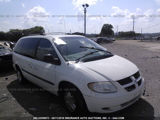 2B4GP44352R673801 - 2002 DODGE GRAND CARAVAN SPORT WHITE photo 1