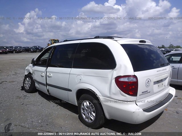 2B4GP44352R673801 - 2002 DODGE GRAND CARAVAN SPORT WHITE photo 3