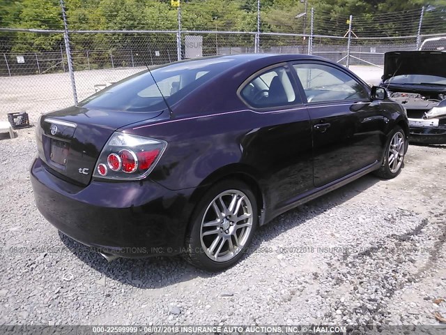 JTKDE167390280693 - 2009 TOYOTA SCION TC 栗色 照片 4