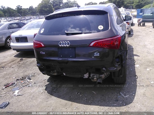 WA1DKAFP1CA032891 - 2012 AUDI Q5 PREMIUM PLUS BROWN photo 6