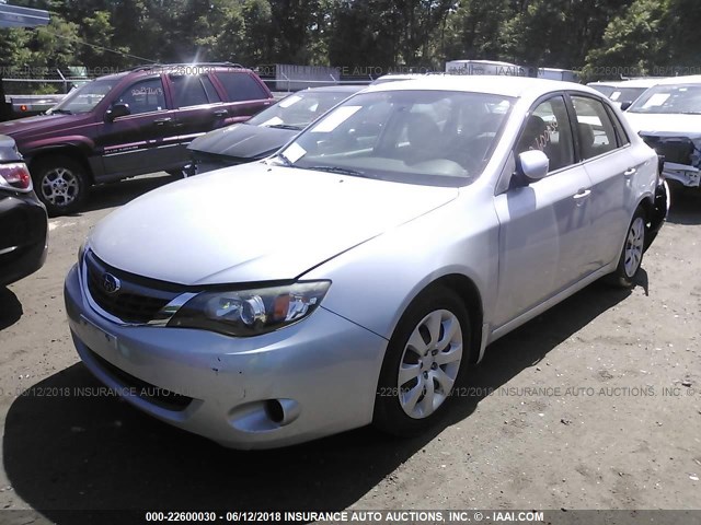 JF1GE61619H520444 - 2009 SUBARU IMPREZA 2.5I SILVER photo 2