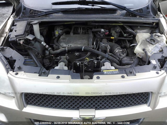 1GNDV23L05D276223 - 2005 CHEVROLET UPLANDER LS 金色 照片 10