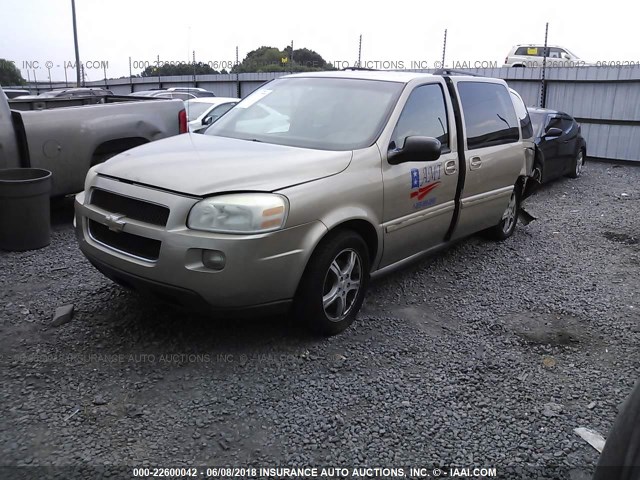 1GNDV23L05D276223 - 2005 CHEVROLET UPLANDER LS 金色 照片 2