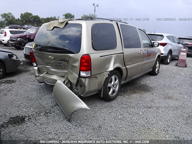 1GNDV23L05D276223 - 2005 CHEVROLET UPLANDER LS 金色 照片 4