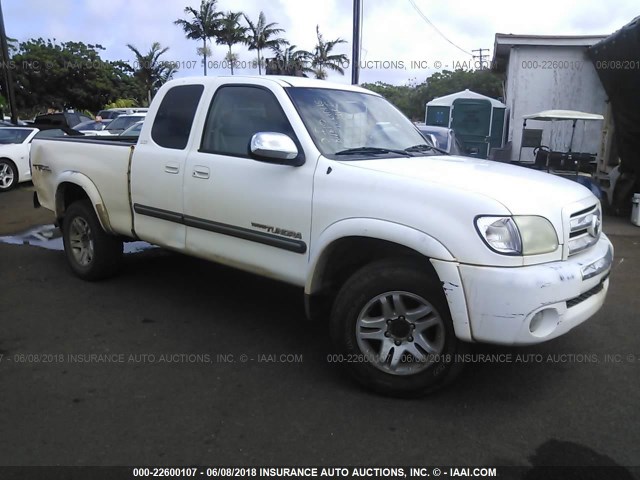 5TBBT44194S454494 - 2004 TOYOTA TUNDRA ACCESS CAB SR5 WHITE photo 1