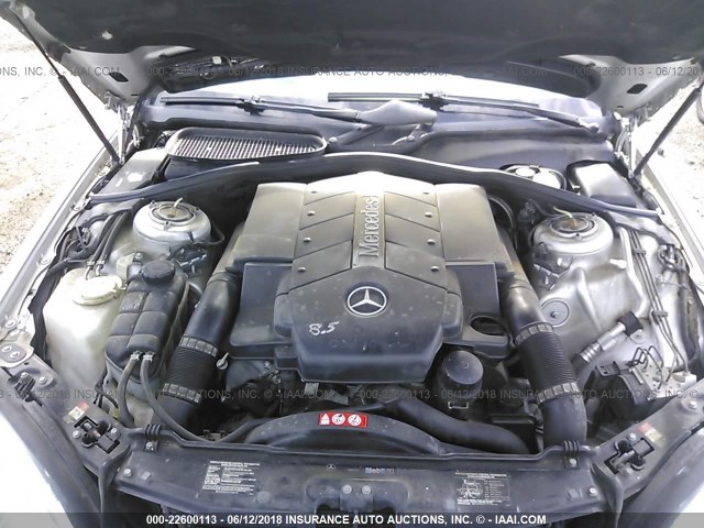 WDBNG70J94A416629 - 2004 MERCEDES-BENZ S 430 SILVER photo 10