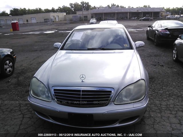 WDBNG70J94A416629 - 2004 MERCEDES-BENZ S 430 SILVER photo 6
