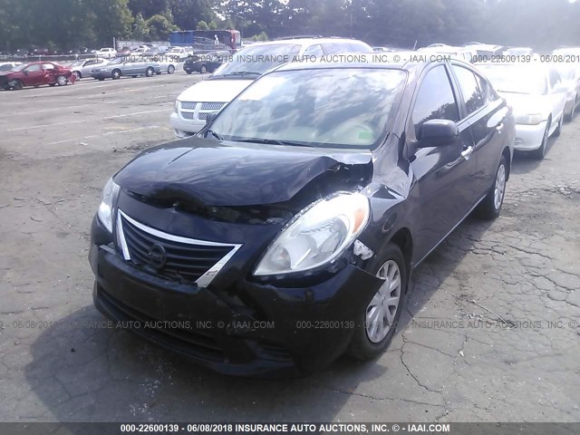 3N1CN7AP3CL942332 - 2012 NISSAN VERSA S/SV/SL BLACK photo 6